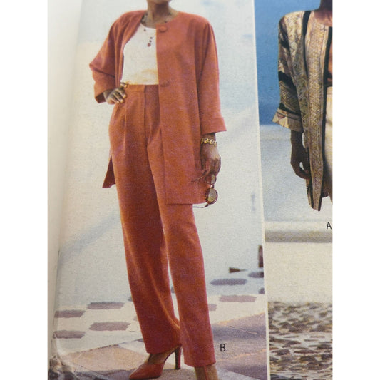 Butterick Sewing Pattern 4502 Jacket Top Skirt Pants Essence Collection 20-24 UC
