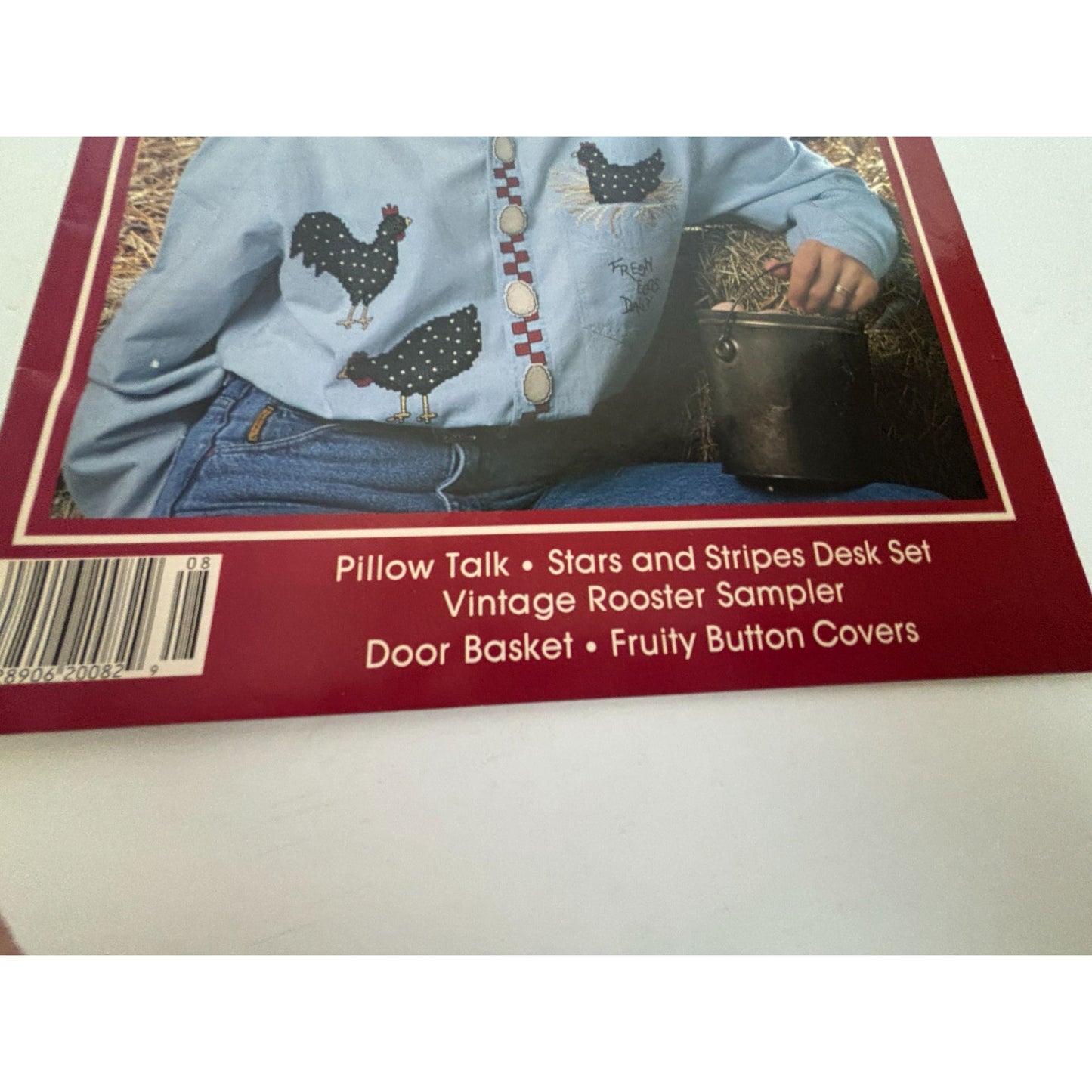 Leisure Arts Magazine August 1993 Knit Crochet Baby Preemie Hats Caps Rooster