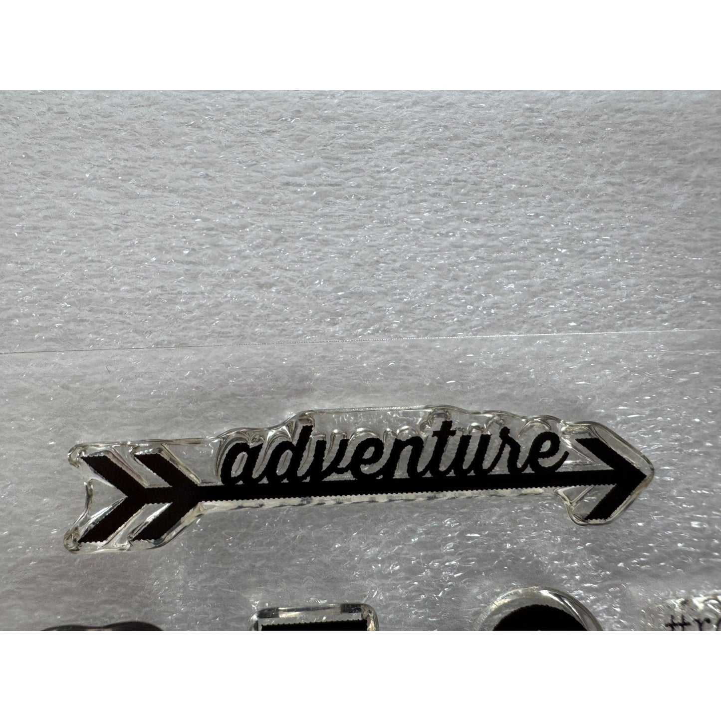CTMH My Acrylix Acrylic Stamp Set B1494 Hit the Road Trip Moving Vacation Trip