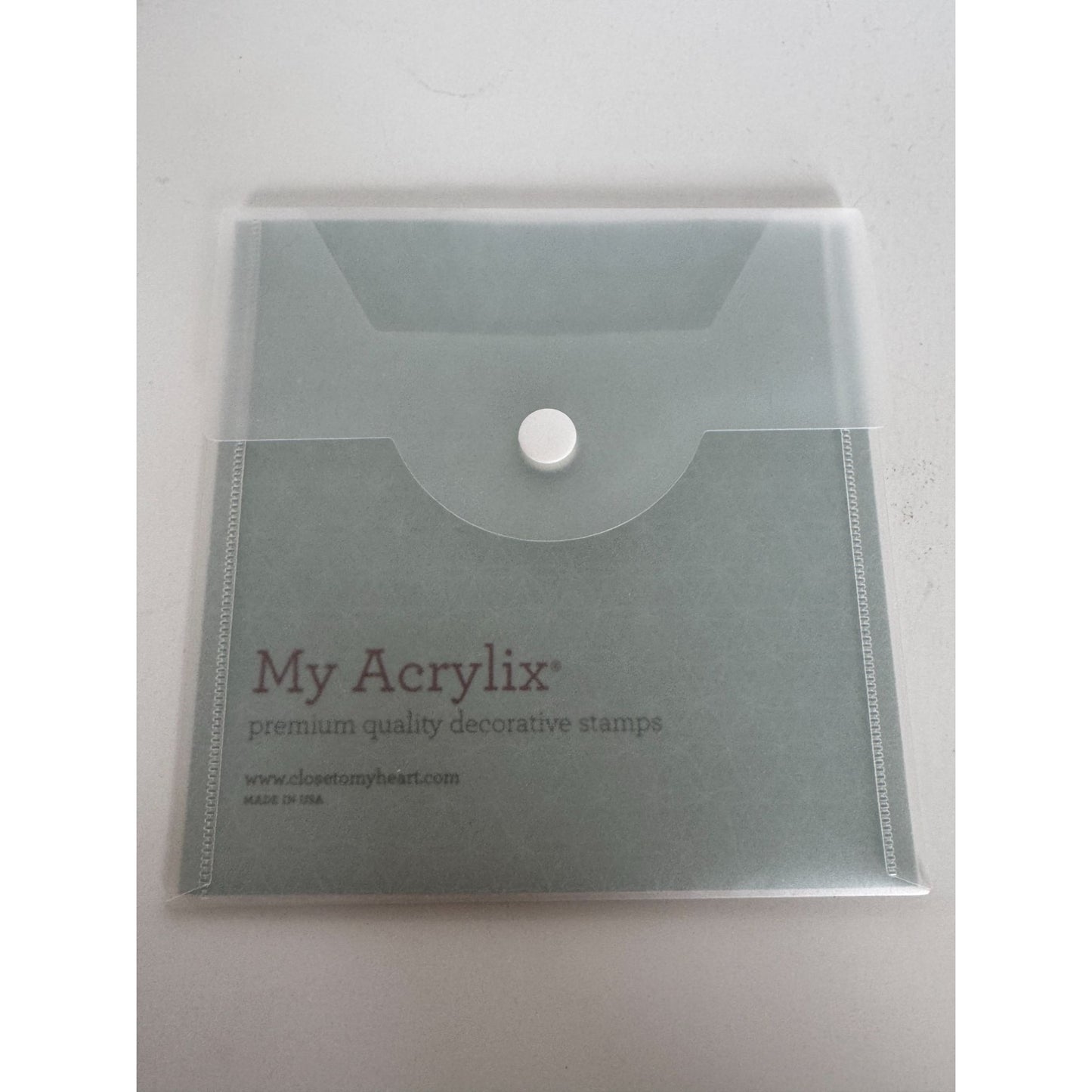 CTMH My Acrylix Acrylic Stamp Set B1494 Hit the Road Trip Moving Vacation Trip