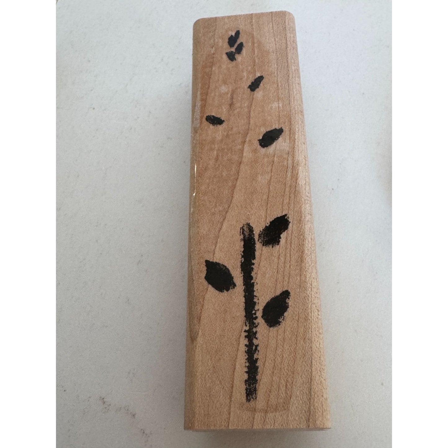 Stampin Up Rubber Stamps Set Spring Garden Two Step Butterfly Watercolor Flowers
