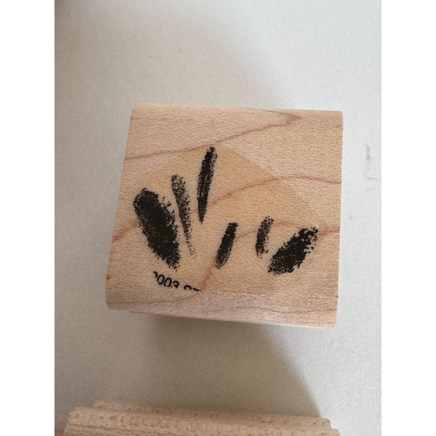 Stampin Up Rubber Stamps Set Spring Garden Two Step Butterfly Watercolor Flowers