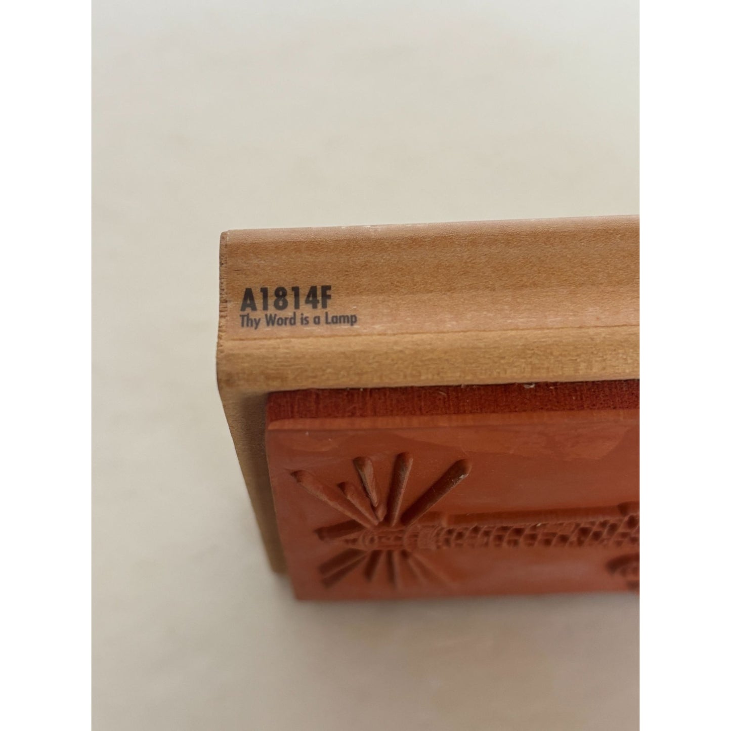 Rubber Stampede Rubber Stamp Thy Word is a Lamp Christian Lighthouse Bible Quote