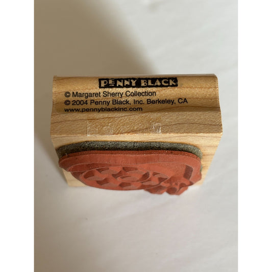 Penny Black Wood Mounted Rubber Stamp Heart Snail Smile Card Making Love 3099F