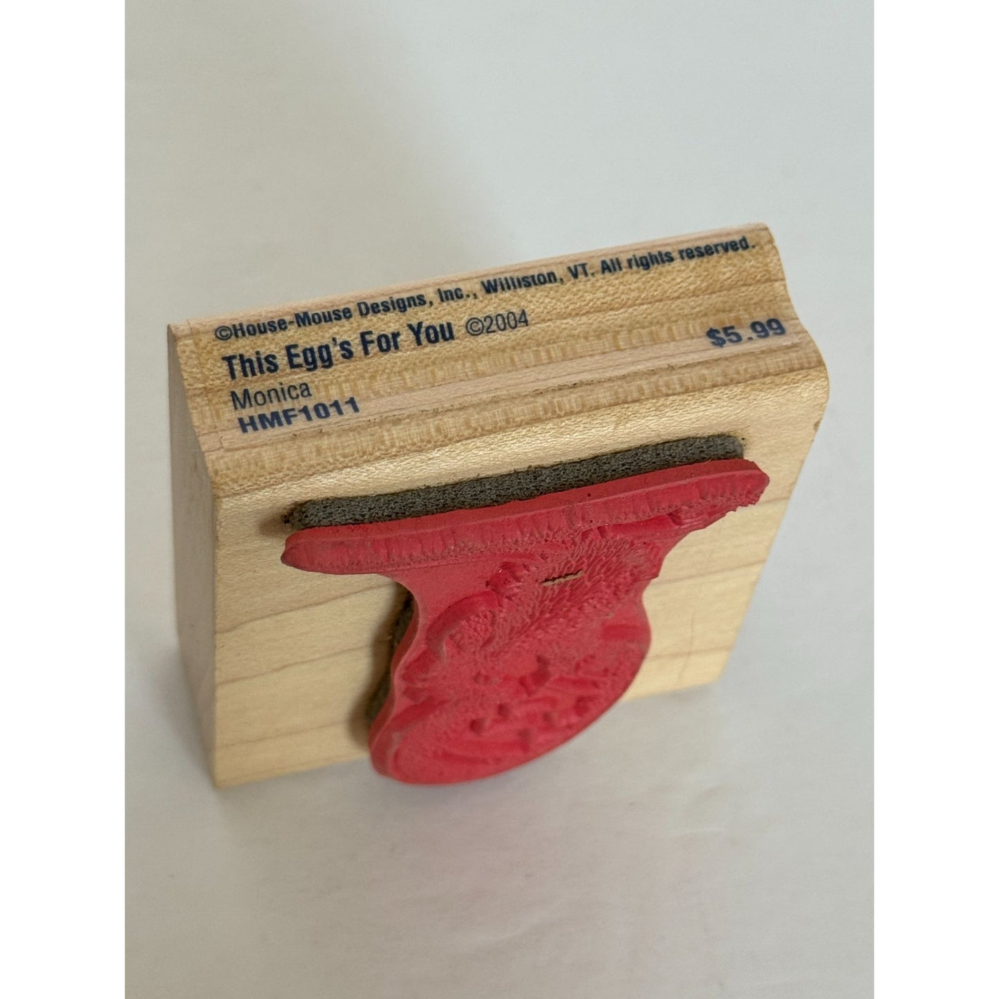 Stampabilities House Mouse Rubber Stamp Monica This Eggs For You Easter Spring