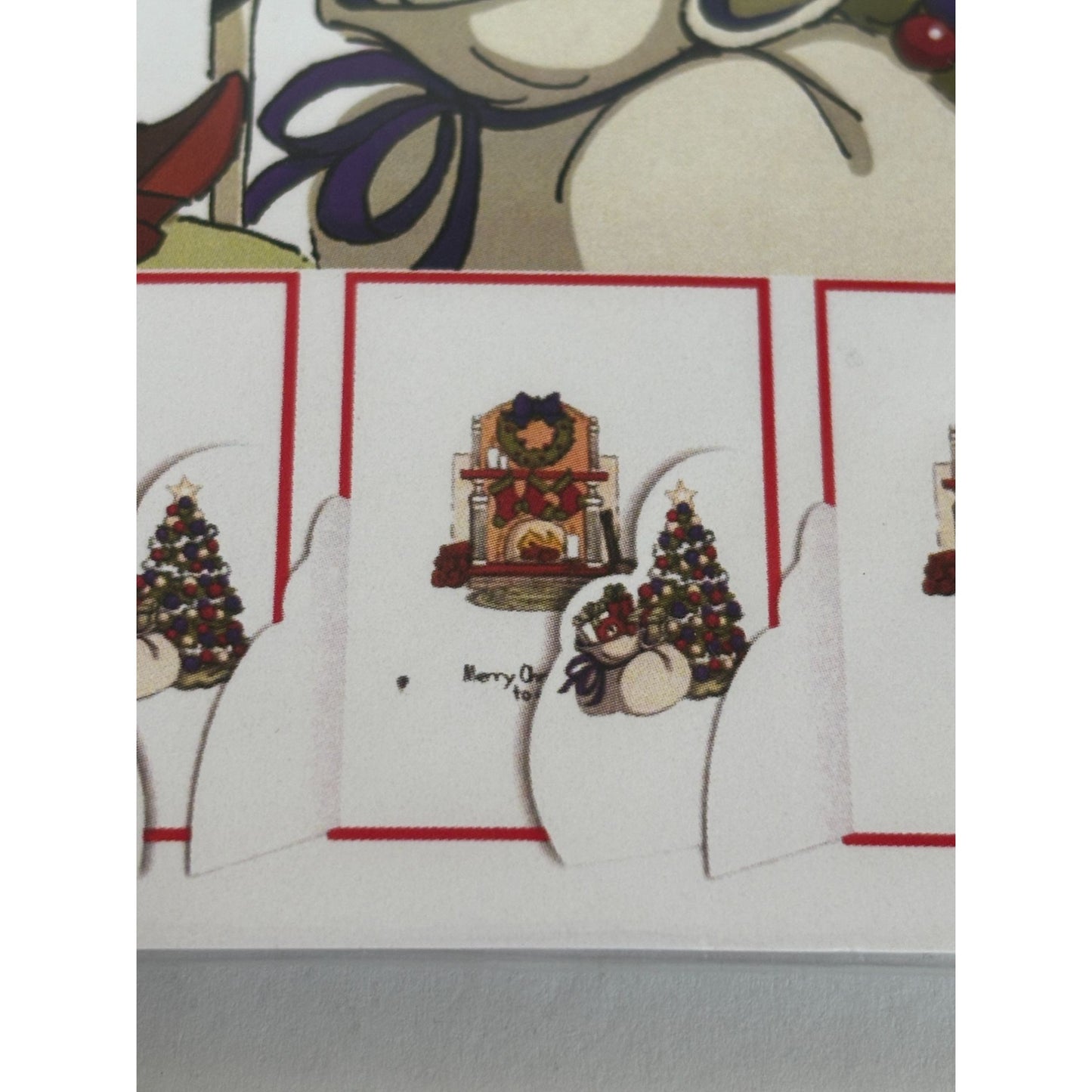 Art Impressions Rubber Stamps Sleepy Santa Tryfold Merry Christmas Card Making