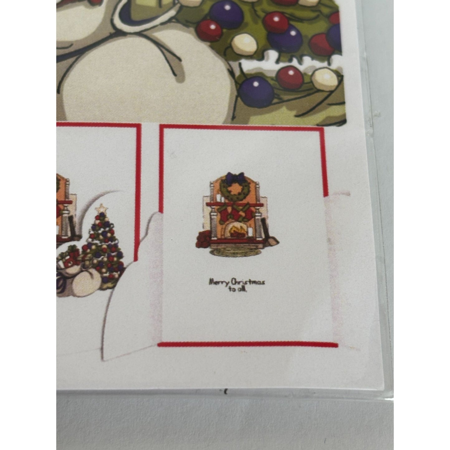 Art Impressions Rubber Stamps Sleepy Santa Tryfold Merry Christmas Card Making