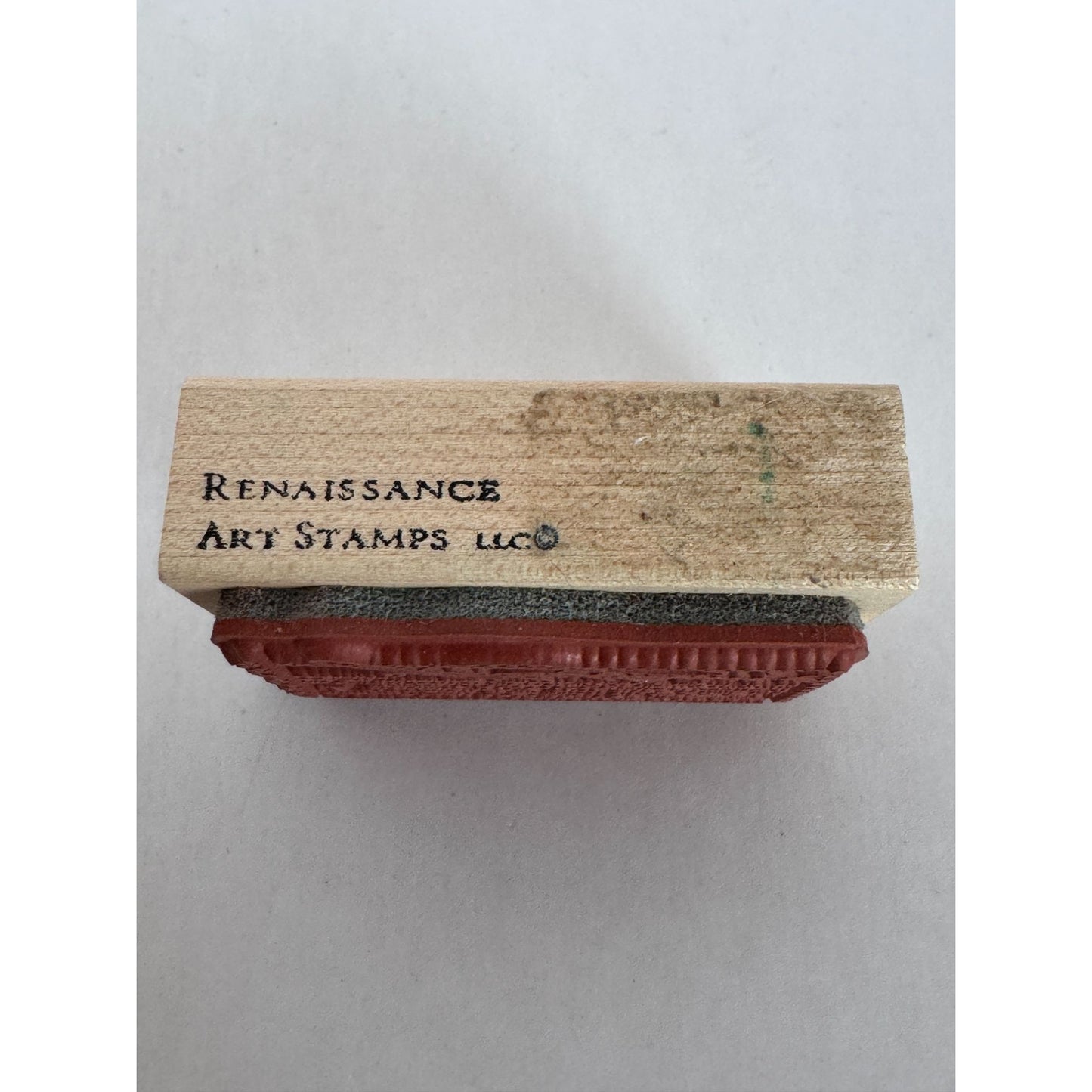 Renaissance Art Rubber Stamp John Hancock Faneuil Hall Lottery Boston MA History
