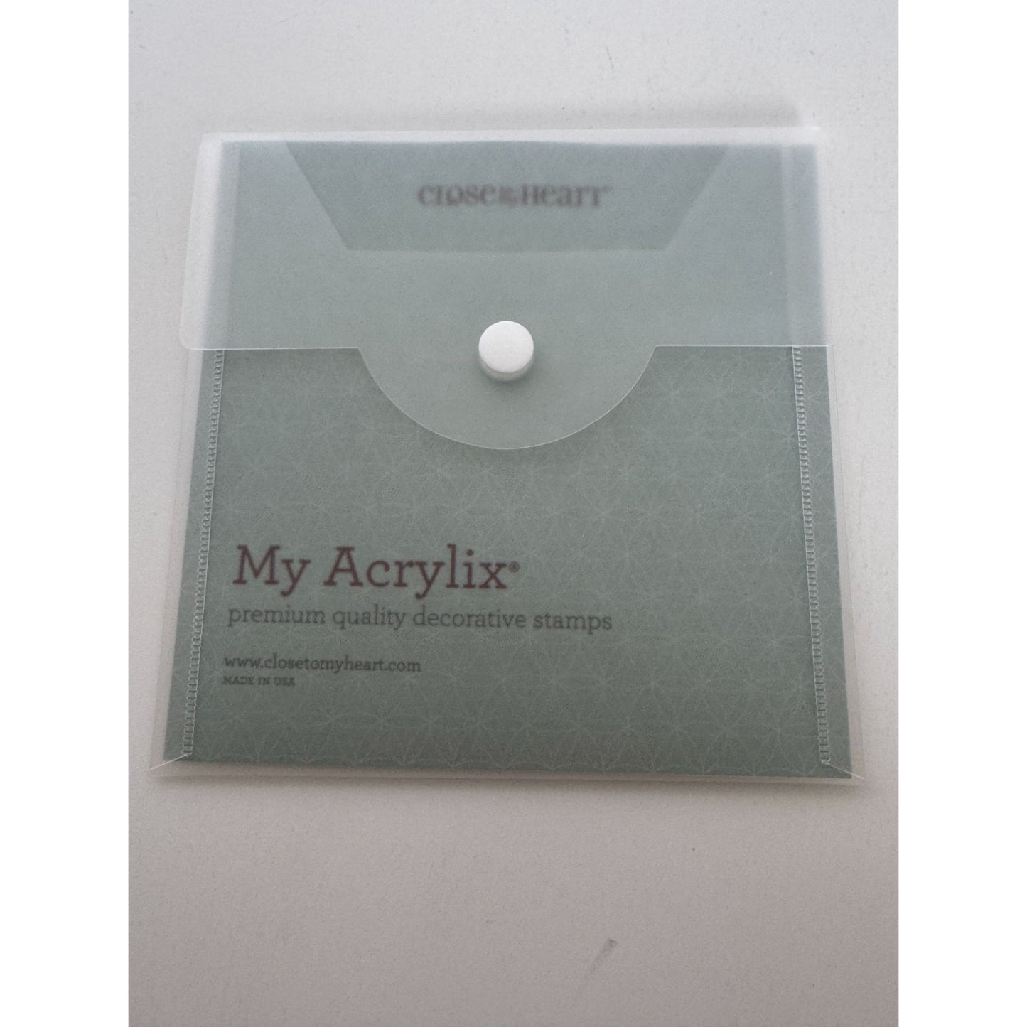 CTMH My Acrylix Acrylic Stamp Set Lovely Leaves Seasons Nature Fall Elm A1195