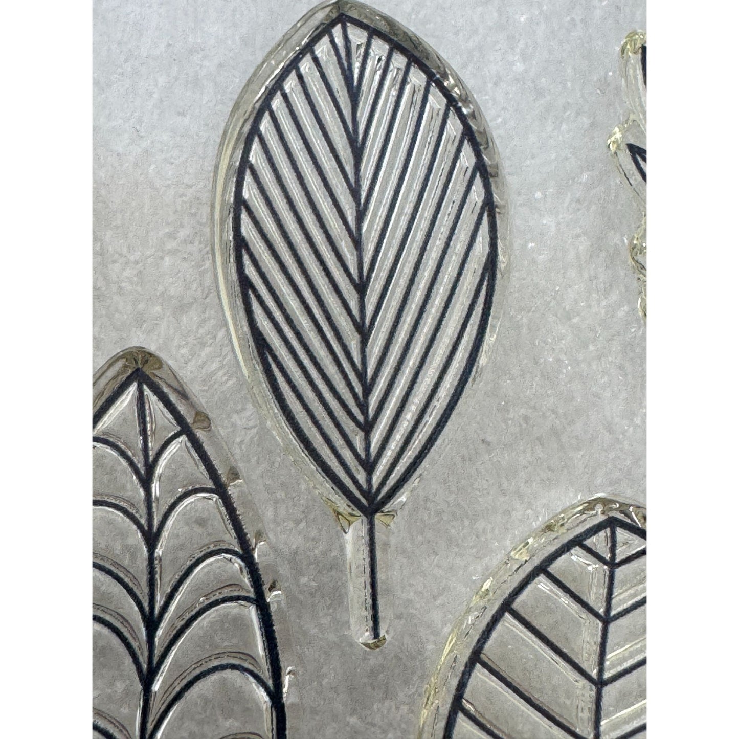 CTMH My Acrylix Acrylic Stamp Set Lovely Leaves Seasons Nature Fall Elm A1195