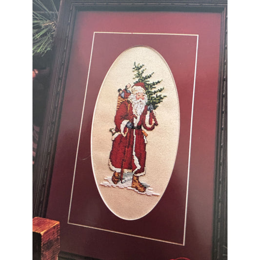 Leisure Arts The Magazine December 1995 Santa Cross Stitch Craft Project Pattern