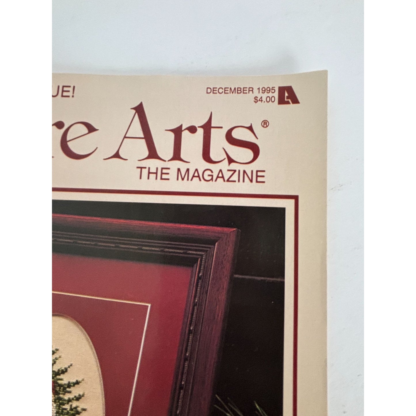 Leisure Arts The Magazine December 1995 Santa Cross Stitch Craft Project Pattern