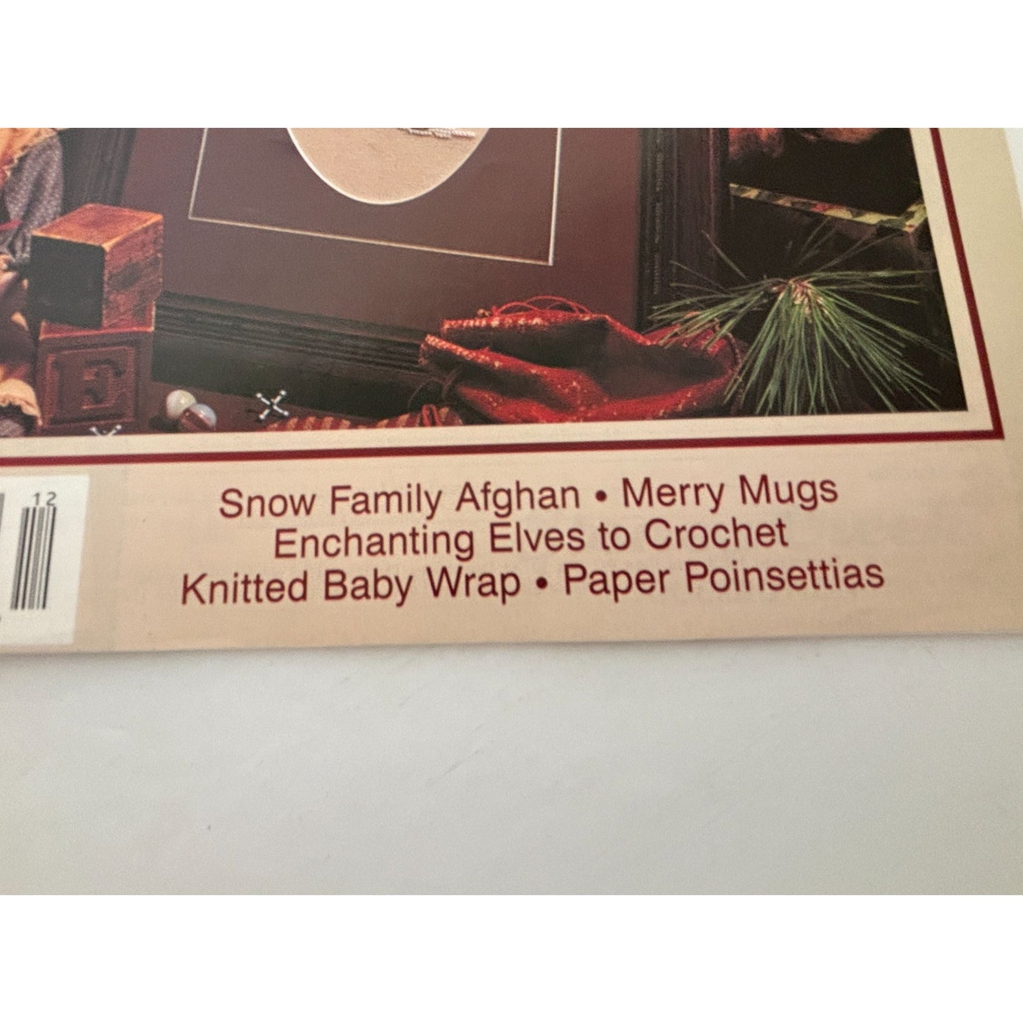 Leisure Arts The Magazine December 1995 Santa Cross Stitch Craft Project Pattern