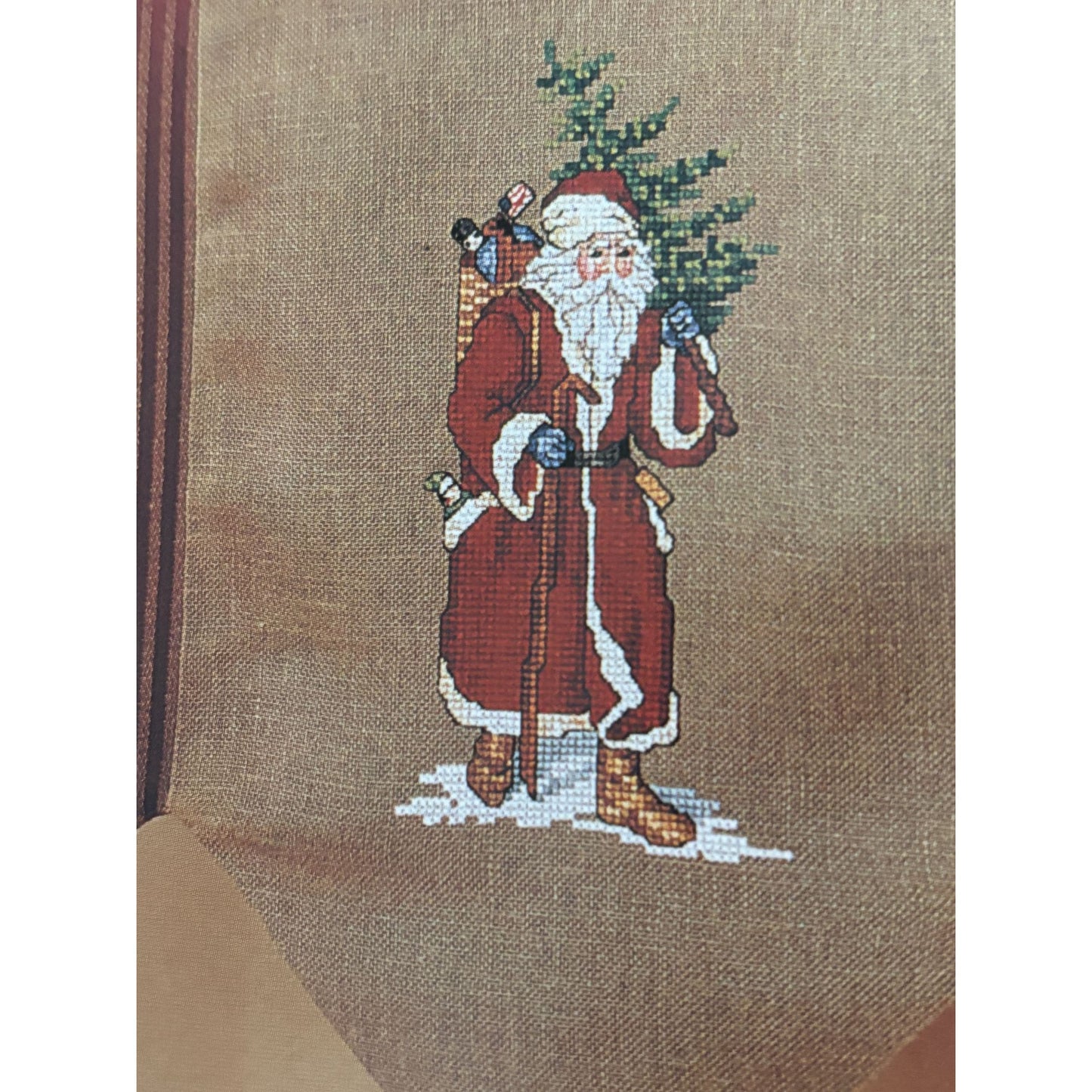 Leisure Arts The Magazine December 1995 Santa Cross Stitch Craft Project Pattern