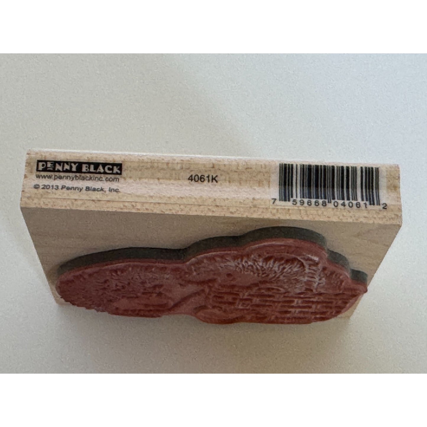 Penny Black Rubber Stamp Hedgehog Basket Apple Love Fruit Friendship Card Making