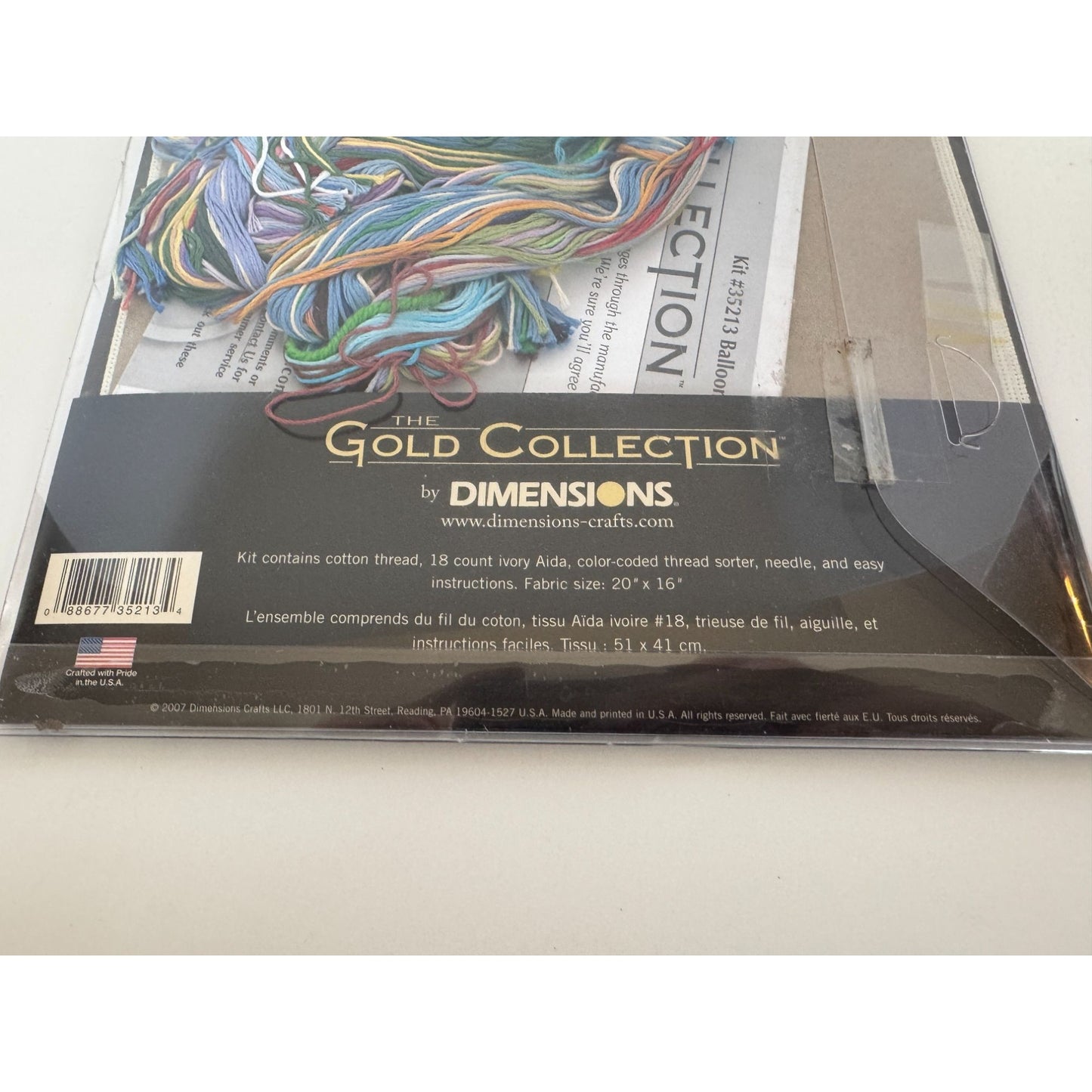 Dimensions Gold Collection Counted Cross Stitch Kit Hot Air Balloon Glow 35213