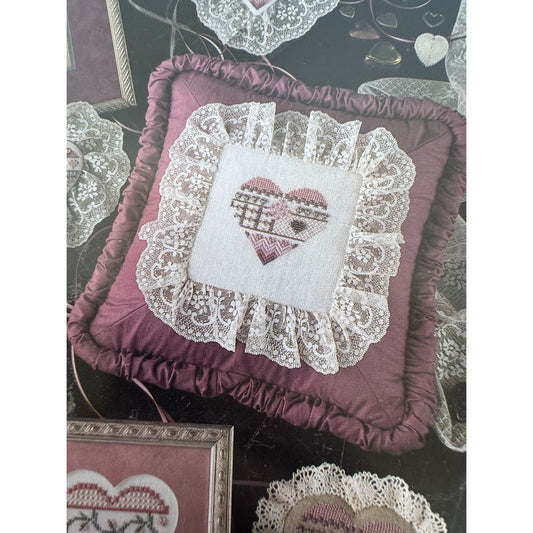Mill Hill Hearts a Plenty Cross Stitch Pattern Leaflet Needlework Home Decor