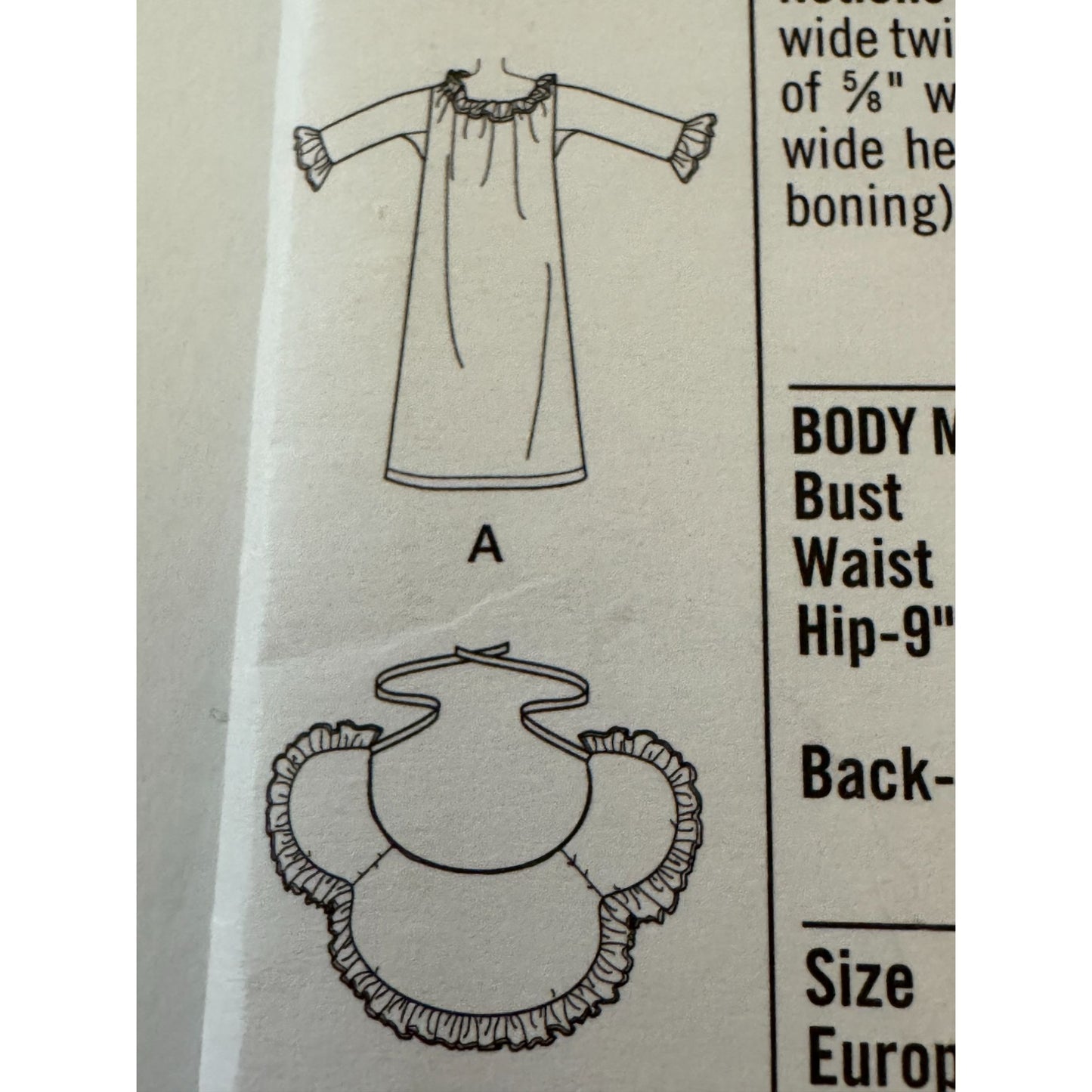 Simplicity Sewing Pattern 8162 18th Century Undergarments Corset Chemise 6-14 UC
