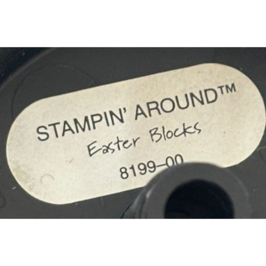 Stampin Around Rubber Stamp Easter Blocks Border Roller Wheel Stampin Up 1 Inch