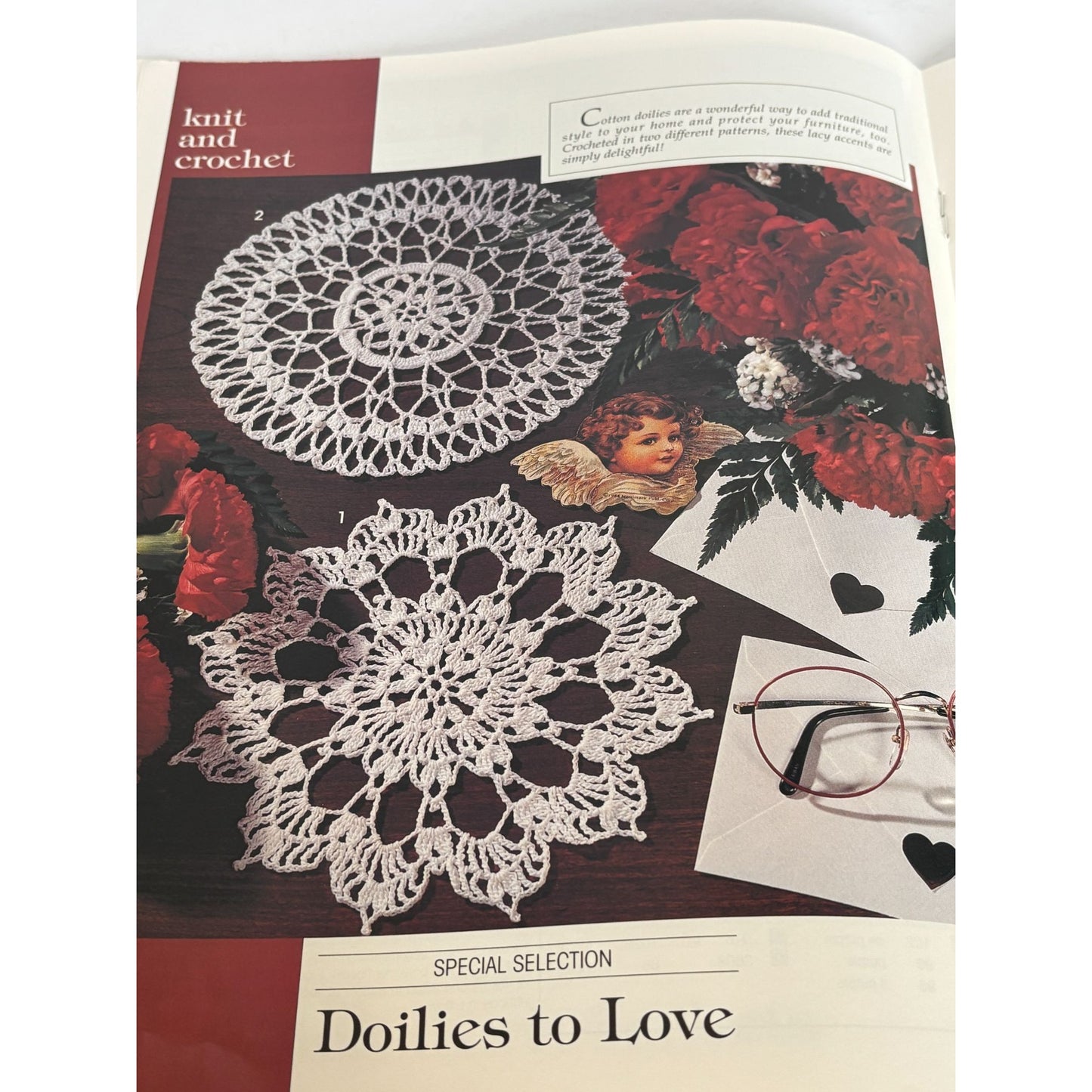 Leisure Arts Magazine February 1996 Recycle Bag Rugs Craft Cross Stitch Mother