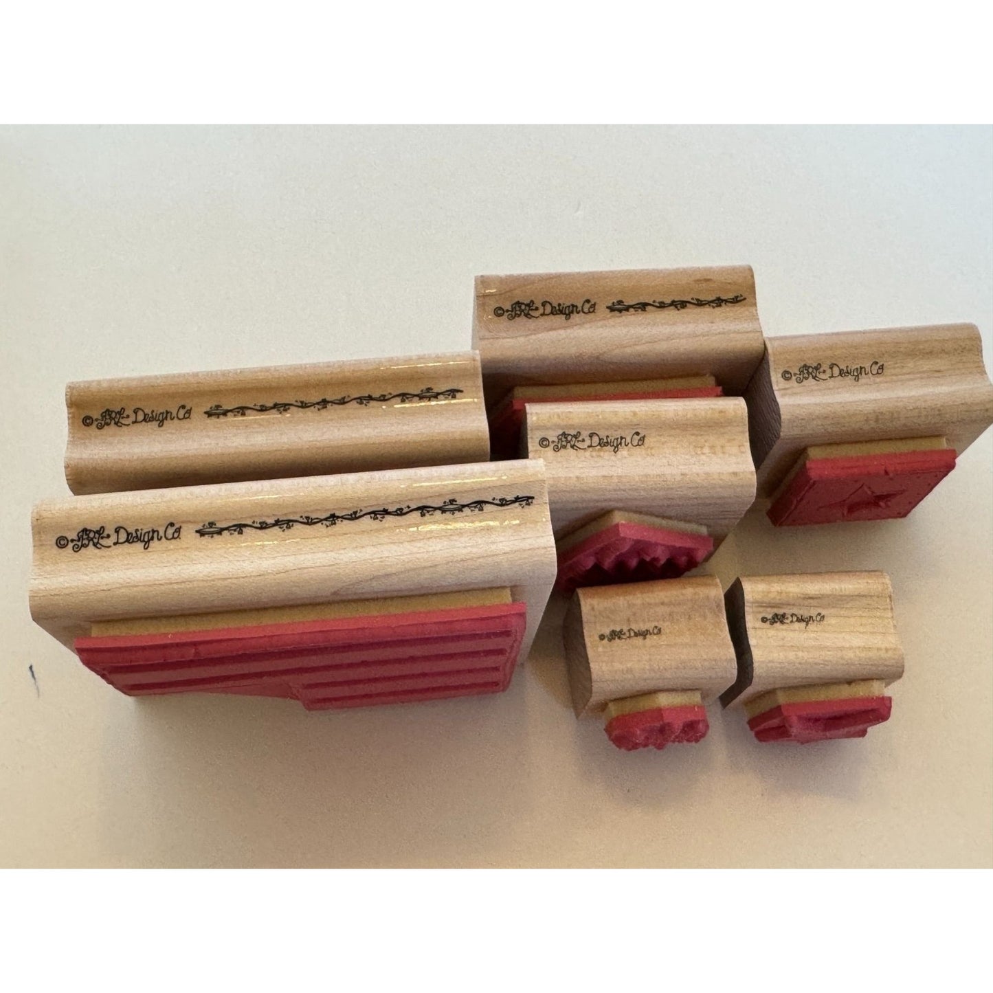 JRL Rubber Stamps Patriotic God Bless American Flag Fourth of July Fireworks 7