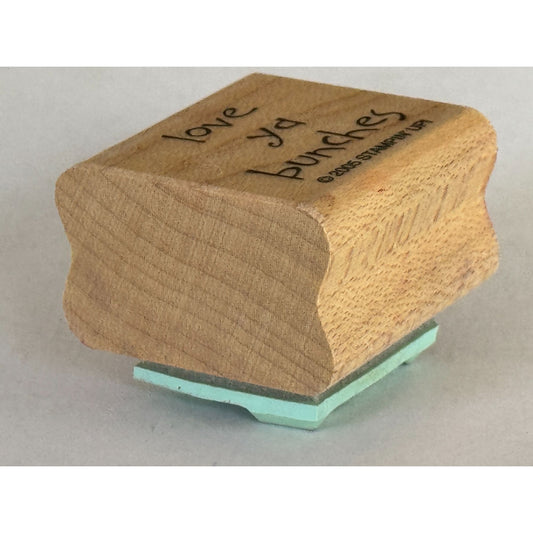 Stampin Up Rubber Stamp Love Ya Bunches Card Making Words Sentiment Love You