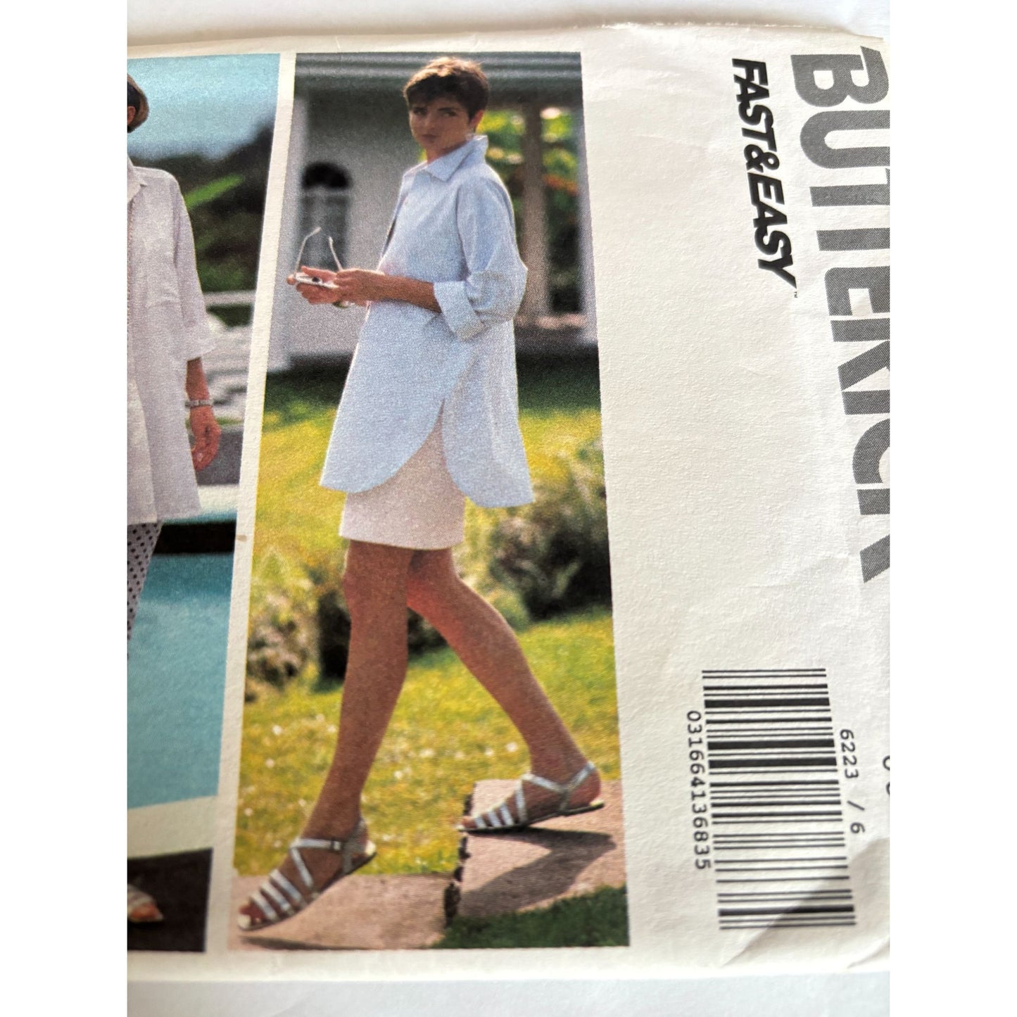Butterick Sewing Pattern 6223 Shirt Top Skirt Leggings Summer Cruise 6 8 10 UC