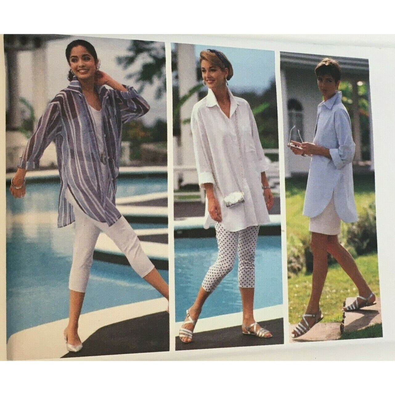Butterick Sewing Pattern 6223 Shirt Top Skirt Leggings Summer Cruise 6 8 10 UC