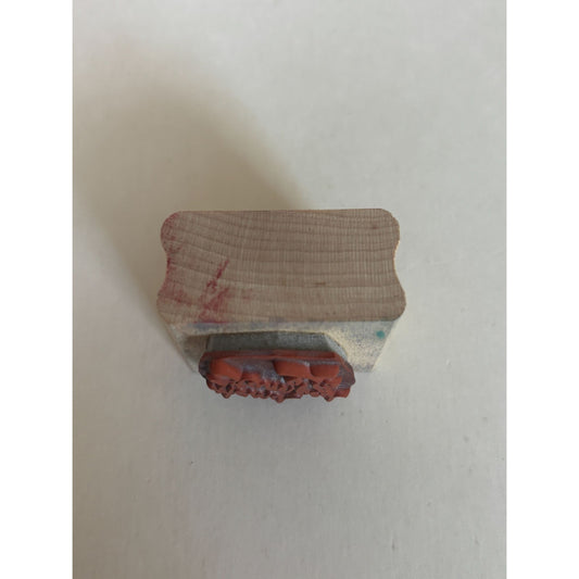 Stampin Up Rubber Stamp Hand Stamped Words Wood Mount Card Making Stamping Hobby