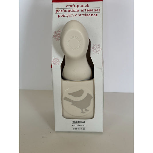 Martha Stewart Paper Punch Cardinal Bird Christmas Cardmaking Holiday Craft Wing