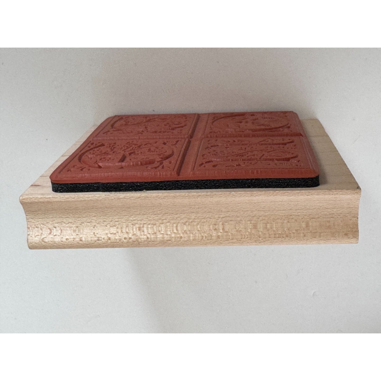Inkadinkado Rubber Stamp Noel Floral Ornate Christmas Card Making Holiday Words