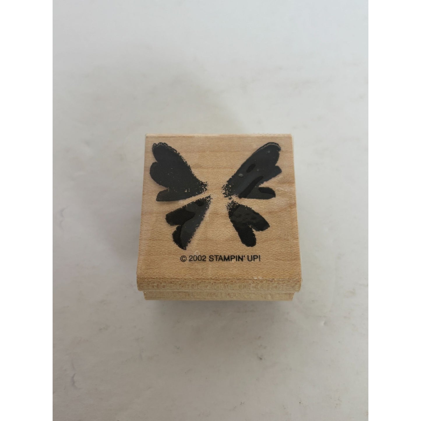 Stampin Up Wood Rubber Stamp Butterfly Wings Watercolor Nature Card Making Craft