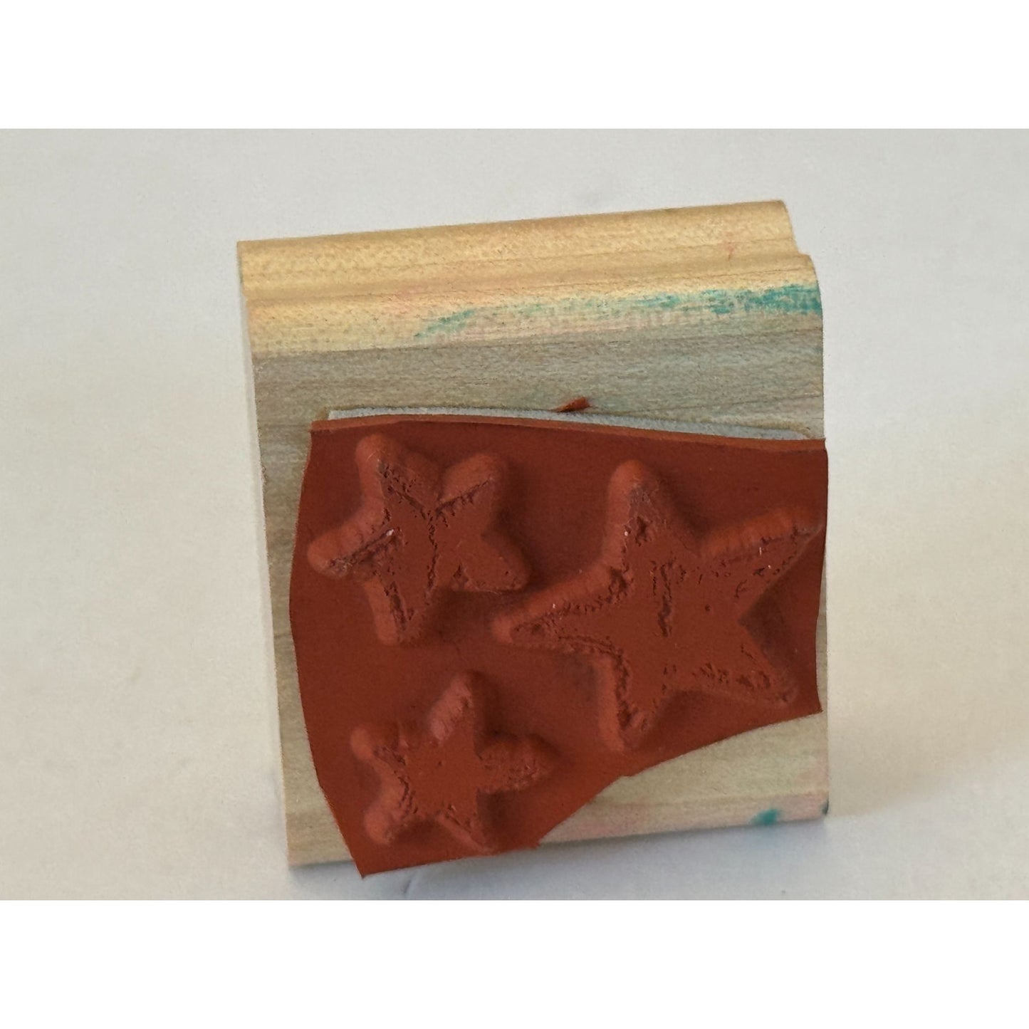 Stampin Up Rubber Stamp Star Trio Stars Crafting Card Making Patriotic Symbol