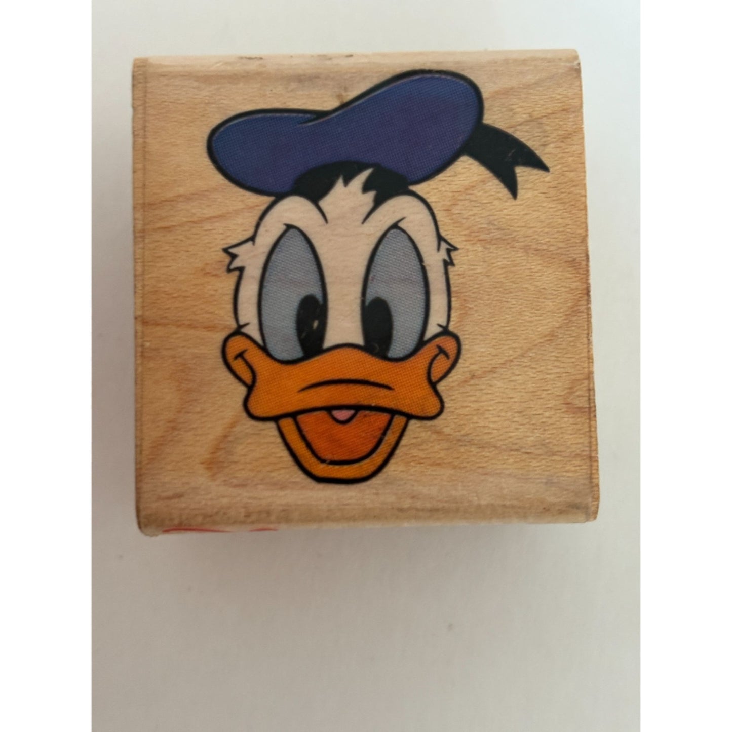 Disney Rubber Stamp Donald Duck Rubber Stampede Portrait Cartoon Face Cardmaking