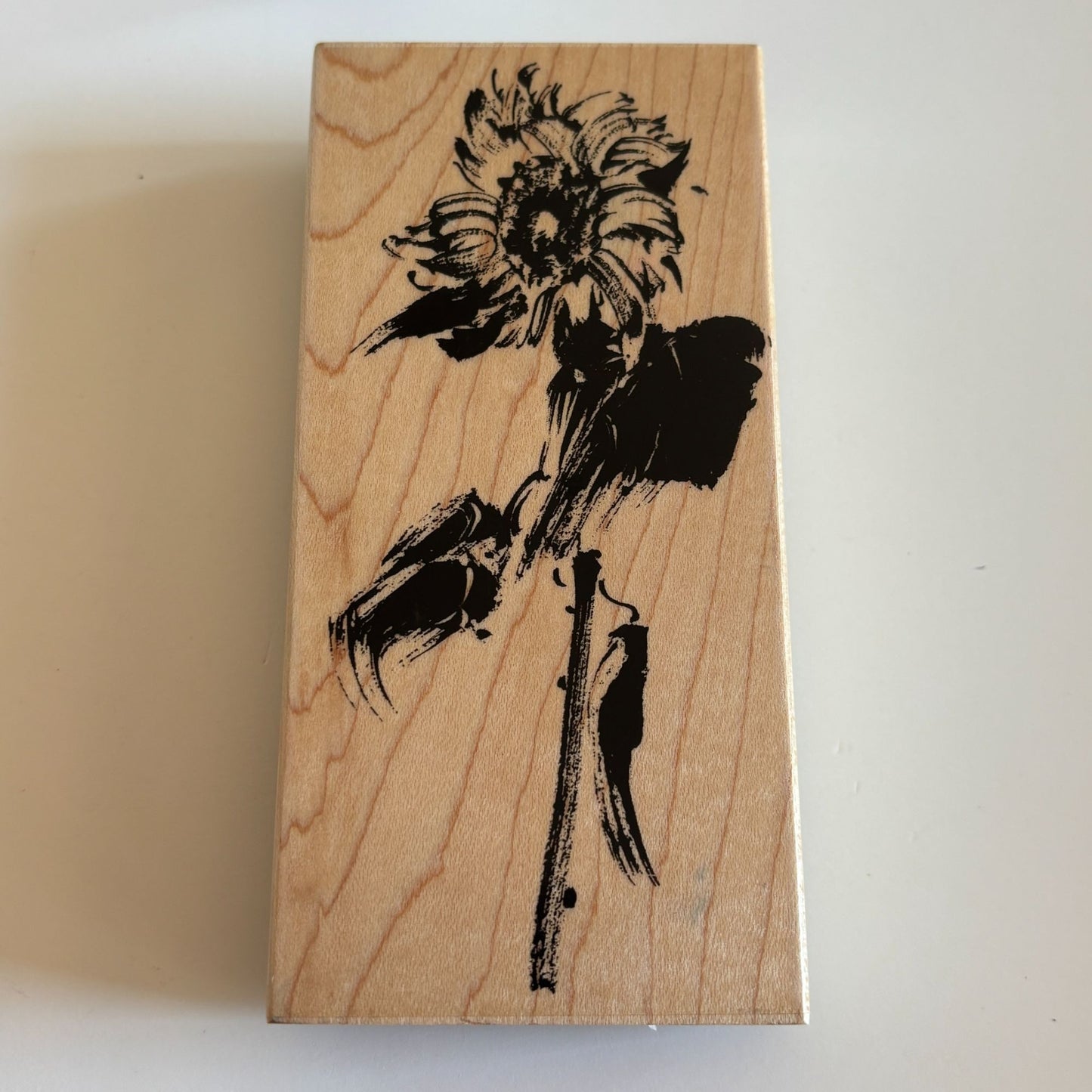 Penny Black Rubber Stamp Sunny Flowers Sunflower Silhouette Nature Card Making