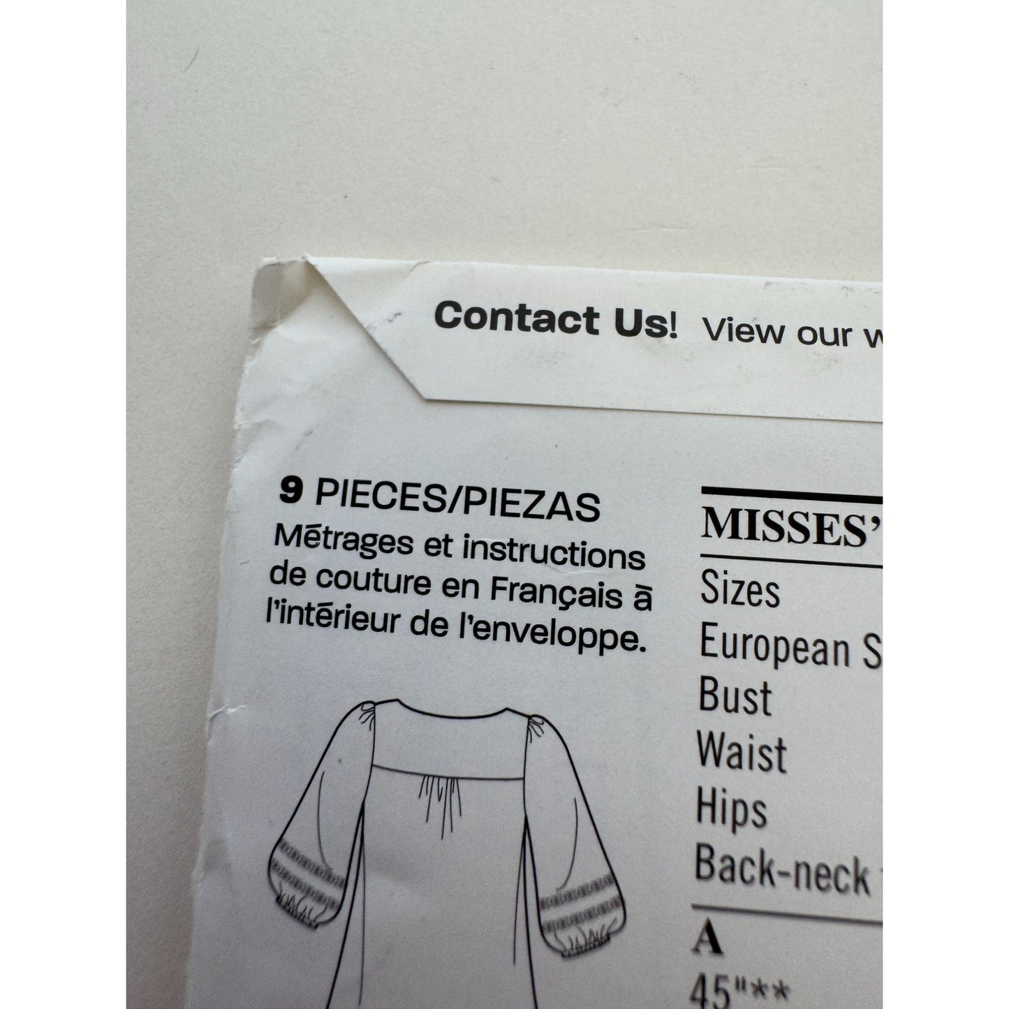 New Look Sewing Pattern 6871 Misses Easy Summer Tops Shirt 10-22 Simplicity UC