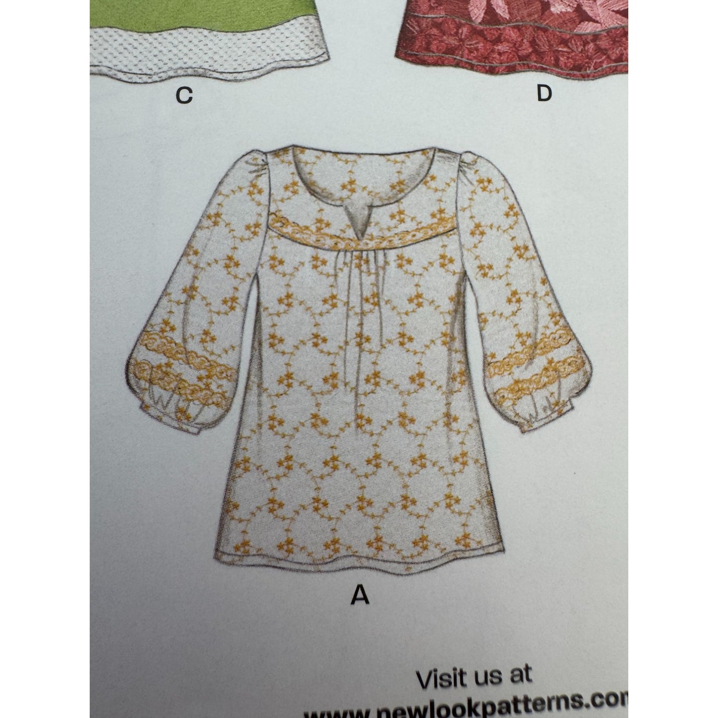 New Look Sewing Pattern 6871 Misses Easy Summer Tops Shirt 10-22 Simplicity UC
