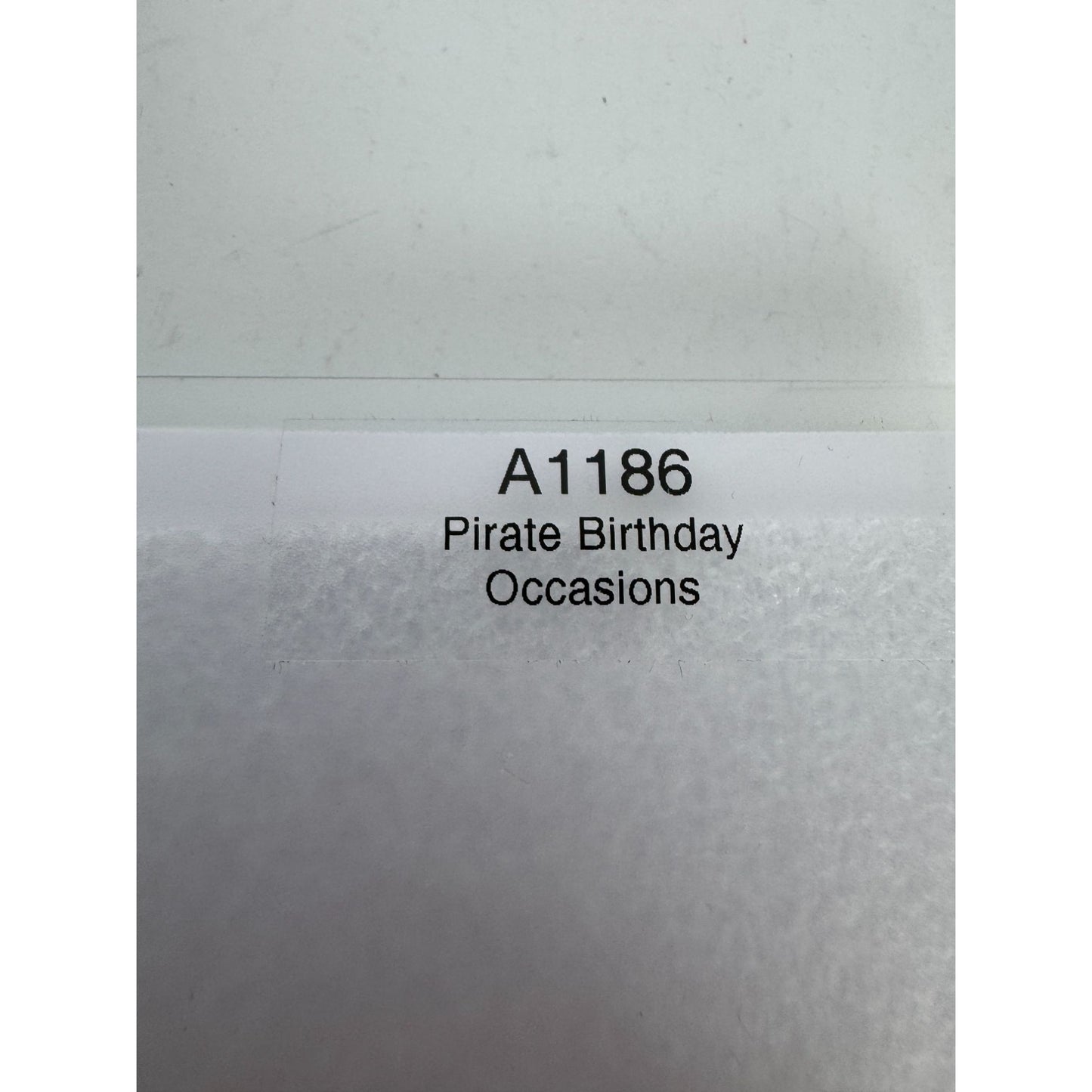 CTMH My Acrylix Acrylic Stamp Set A1186 Pirate Birthday Card Making Ahoy Matey
