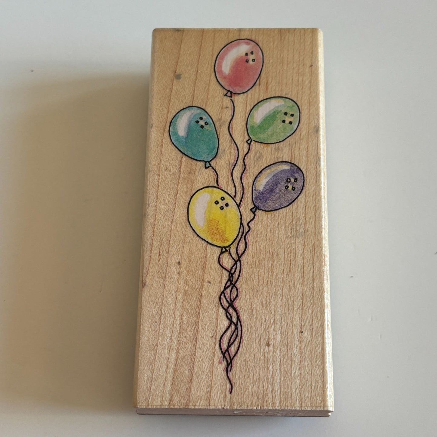 Penny Black Rubber Stamp Balloons Celebration 2009J Crafting Scrapbooking