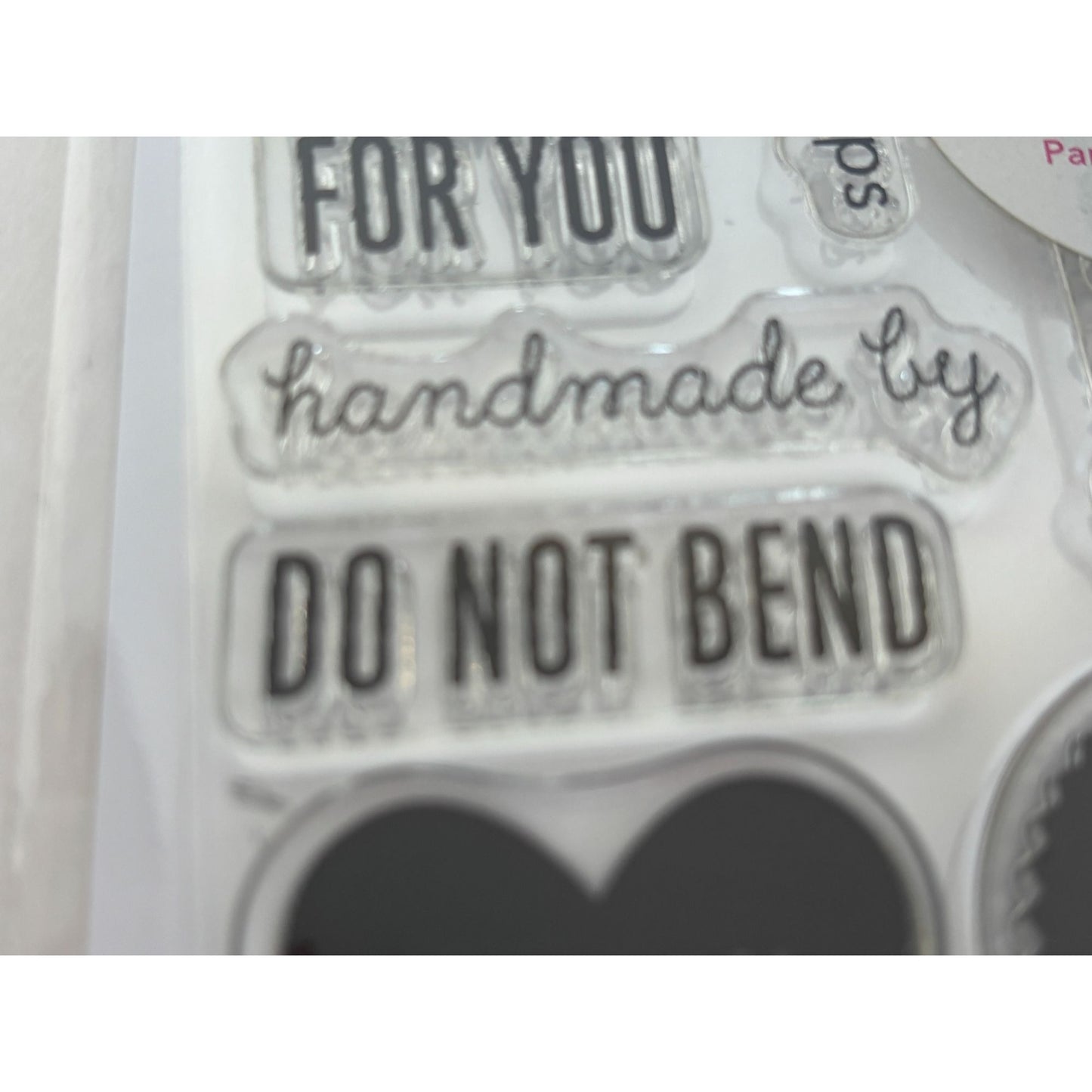 My Favorite Things Clear Stamps Set Hand Stamped For You Happy Mail Handmade By