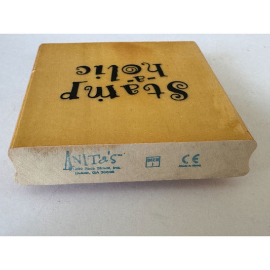 Anitas Rubber Stamp Stamp-A-Holic Stamping Hobby Crafting Tool Crafter Words