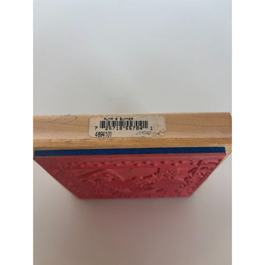 Inkadinkado Rubber Stamp Alma Lynne Summer Lady Beach Bag Cruise Summertime Sun