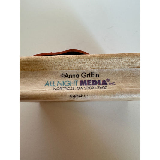 Anna Griffin Rubber Stamp Date Palm Tree Beach Vacation Relaxation Card Making