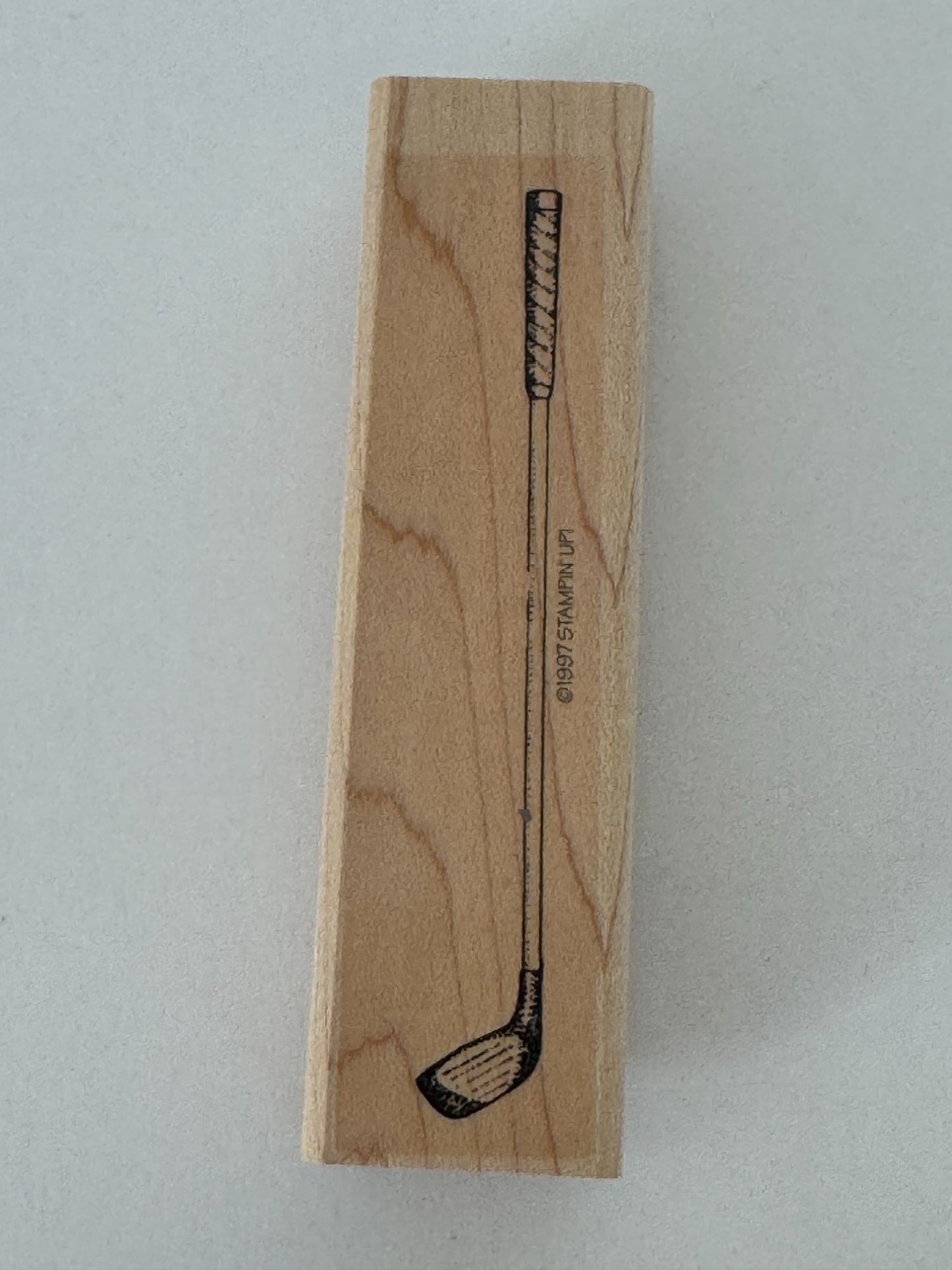 Stampin Up Rubber Stamp Golf Club Fathers Day Card Making Dad Sports Paper Craft