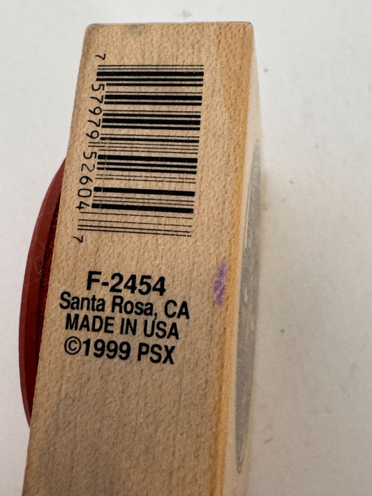 PSX Rubber Stamp Celtic Knot Irish Triple Spiral Triskelion Circle Symbol F-2454