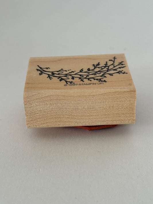 Stampin Up Rubber Stamp Branches Berries Vine Berry Wreath Maker Nature Greenery