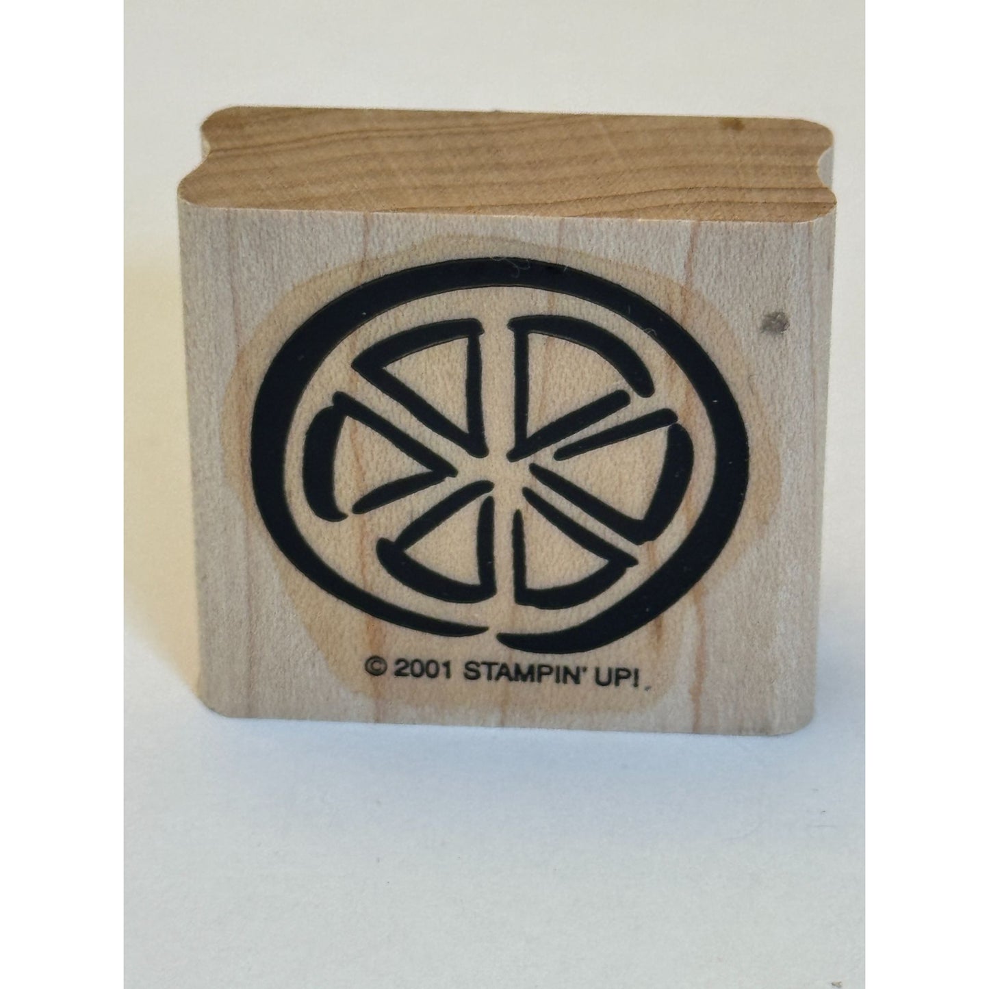 Stampin Up Rubber Stamp Citrus Slice Lime Lemon Orange Summer Drink Card Making