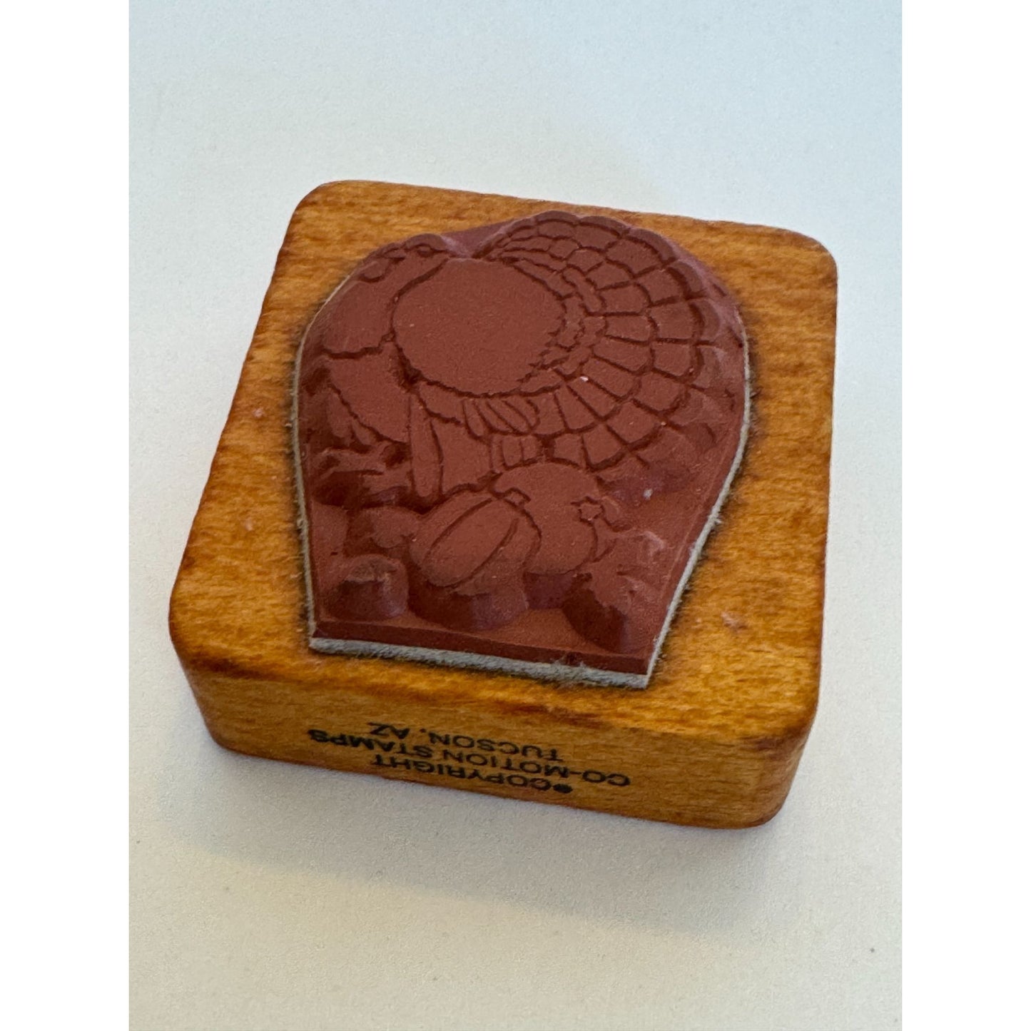 Co-Motion Rubber Stamp Thanksgiving Turkey Harvest Fall Autumn Card Making
