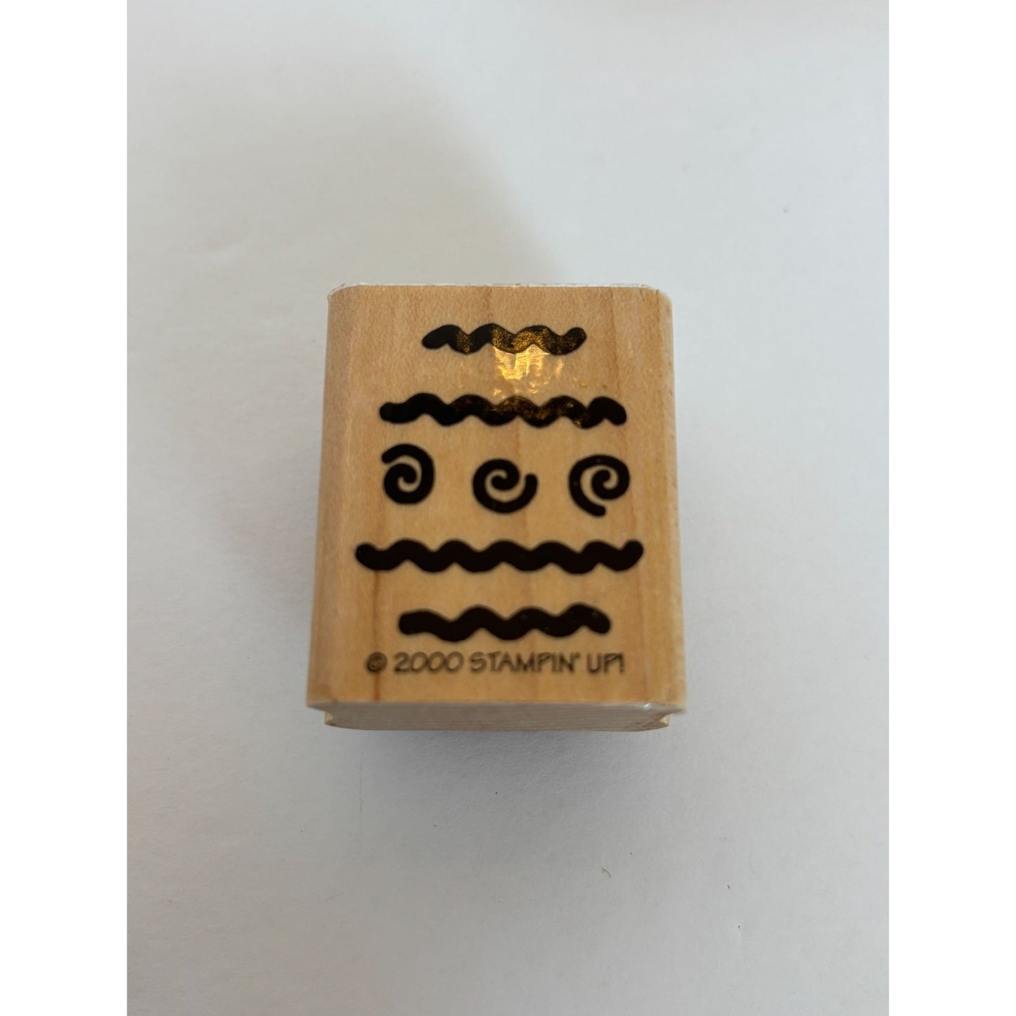 Stampin Up Wooden Rubber Stamp Set Decorate Easter Eggs Bunny Grass Spring 2000