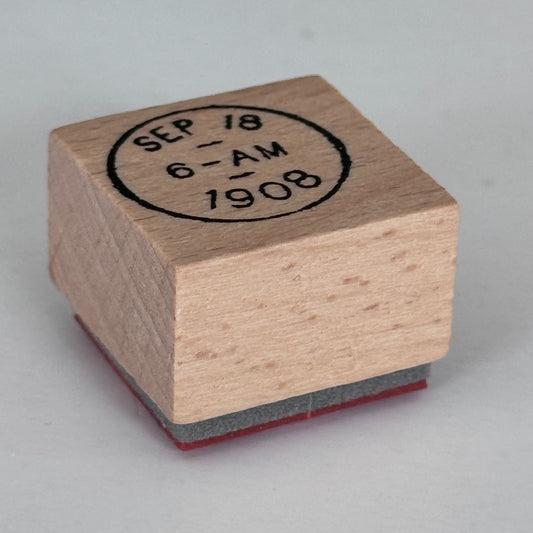 Postmark Rubber Stamp Date Sep 18 1908 Postcard Letter Envelope Postal Mark Snail Mail Junk Journal Ephemera